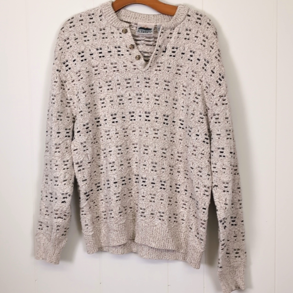 028 neutral Northern El sweater LG